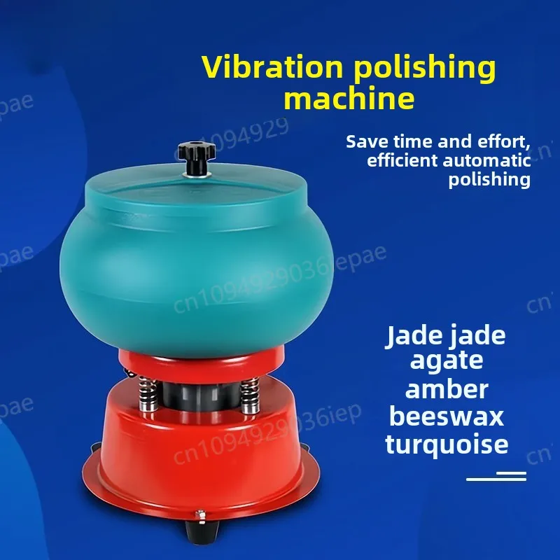 NEW 12 Inch Vibratory Tumbler, Jewelry Vibration Polishing Bucket Burnishing Grinding Rock Polishing Drum Machine Making Tool