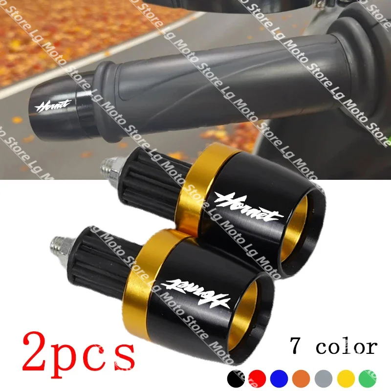 Motorcycle Handlebar Grips Handle Bar Cap End Plugs For HONDA CB750 CB 750 CB599 CB600F CB600 Hornet 600 Accessories
