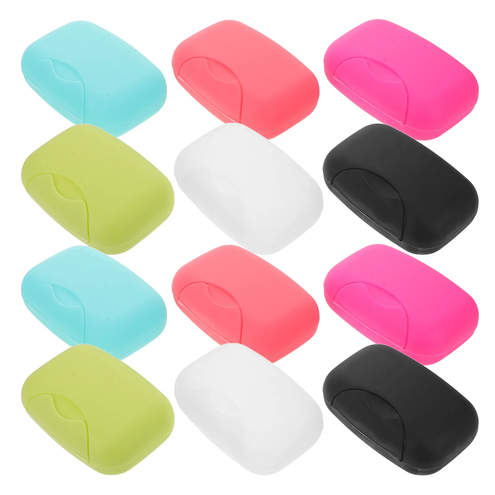 30Pcs Travel Soap Boxes Portable Leakproof Soap Holders Lid Compact Lightweight Camping Bathroom Toiletry Storage Cases