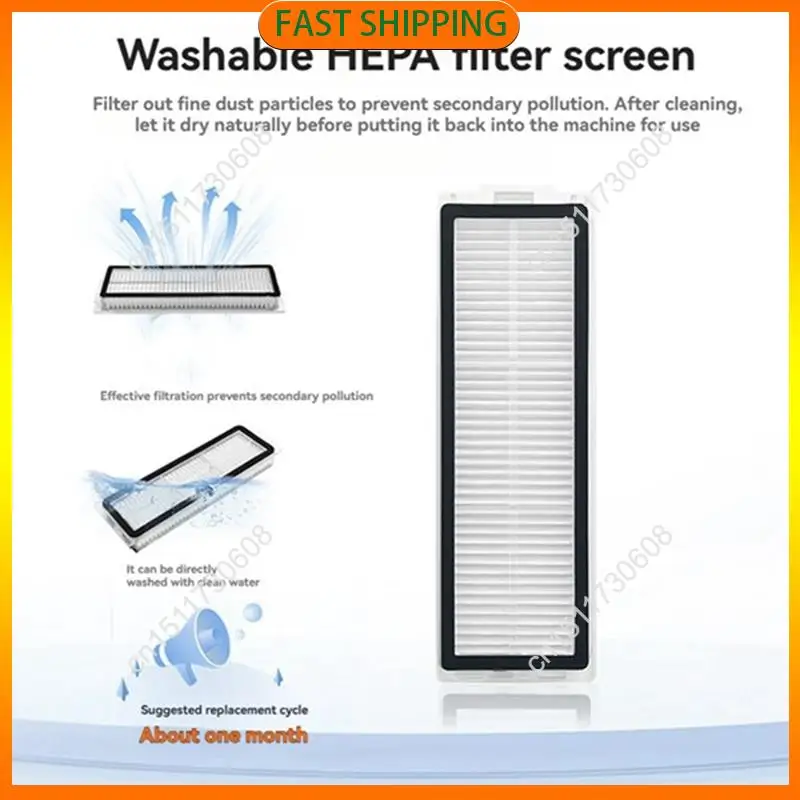 

Купите сейчас для Xiaomi, аксессуары для пылесоса Mijia M40S/OV31CN, 16 шт., основной ролик, боковая щетка, фильтр Hepa, подушечки для швабры, мешки для пыли