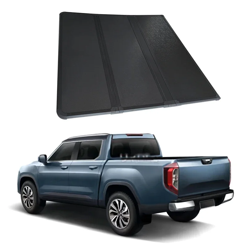 

High Quality Pickup Accessories Waterproof Hard Tri-foldTruck Pickup Bed Cover Factory Tonneau Cover for Ssangyong