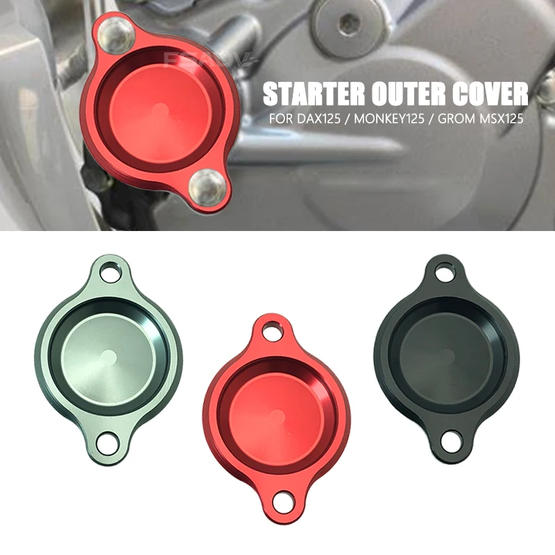 

New Starter Outer Cover Motor Protective Cover Guard Fit For Honda DAX125 MONKEY125 GROM MSX125 DAX MONKEY MSX 125 2022-2023
