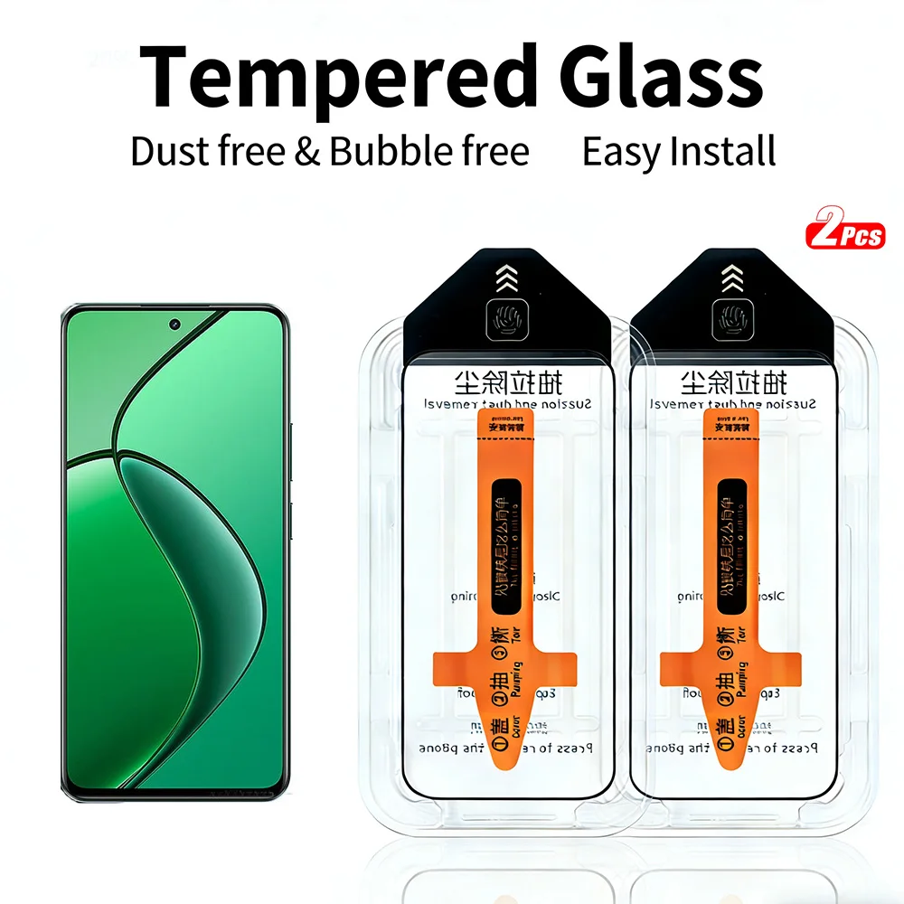 

2 шт. закаленное стекло для Realme Narzo 80x 80 Lite Narzo 70 Turbo 70 Pro Narzo N61 Защитная пленка для экрана в одно касание