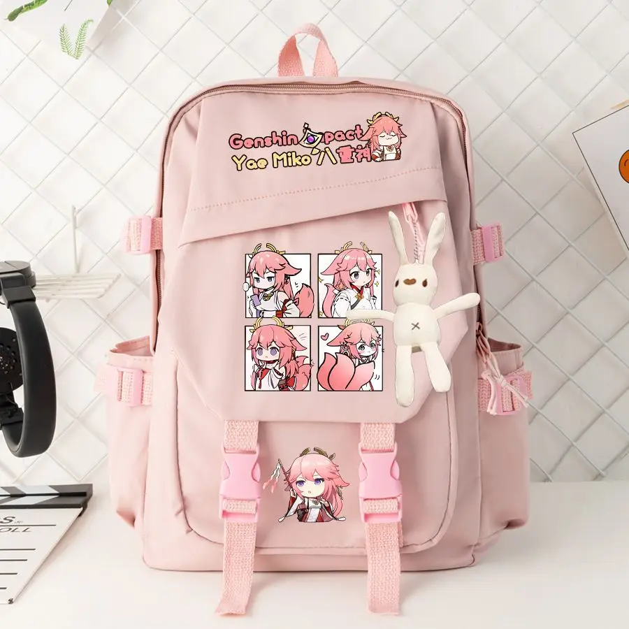 

Yae Shenzi Merchandise Elementary Middle School Students Boys And Girls Large Capacity Anime Two-Dimensional Genshin Impact
