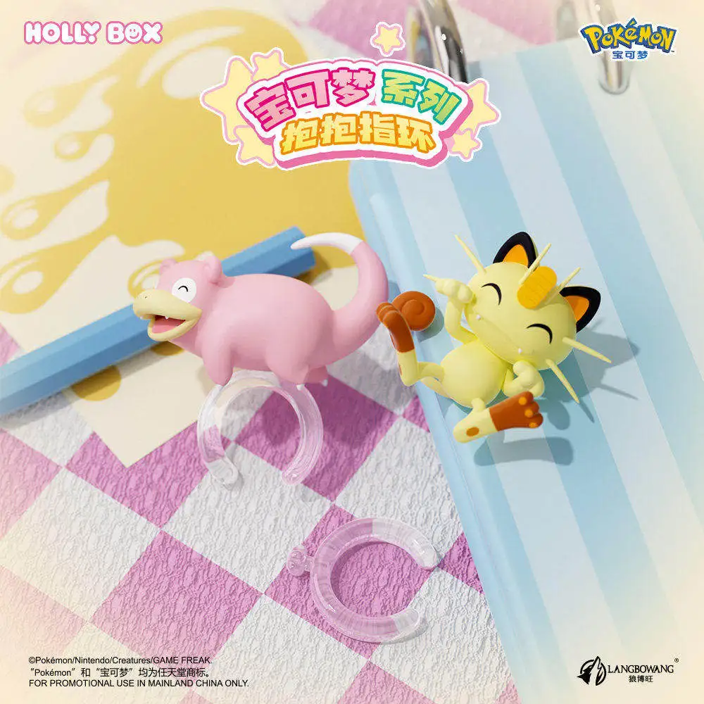 

Оригинальные фигурки Покемонов в закрытых коробках: Пикачу, Бульбазавр, Сквиртл. Аниме-фигурки из ПВХ, мультяшные куклы-кольца на палец, подарки на день рождения.