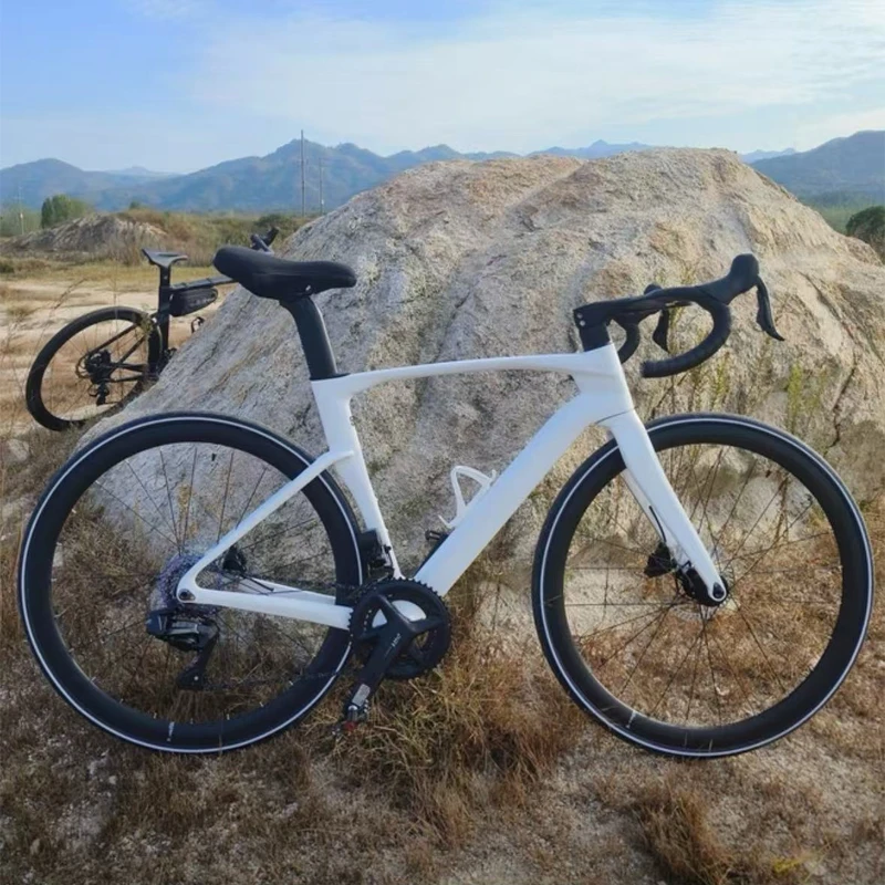 Twitter Carbon Fiber Wireless Road Bike WHEELTOP EDS TX 24S Hydraulic Disc Brake Electronic Shifting Racing Bicycle For Men