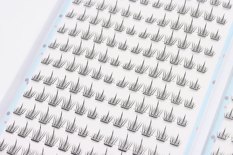 DINGSEN 30 Reihen Idol-Wimperncluster, Wimpernkleber, Manga-Wimpernbuch, DIY-Wimpern, Make-up, Natürliche Anime-Wimpern – Detail 10