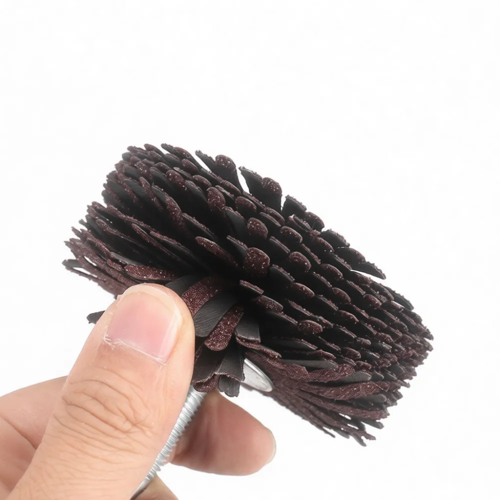 Polishing Flap Wheel Abrasive Head For Woodworking Metal Restoration Grinding Surface Deburring Tool Rotary Drill Part