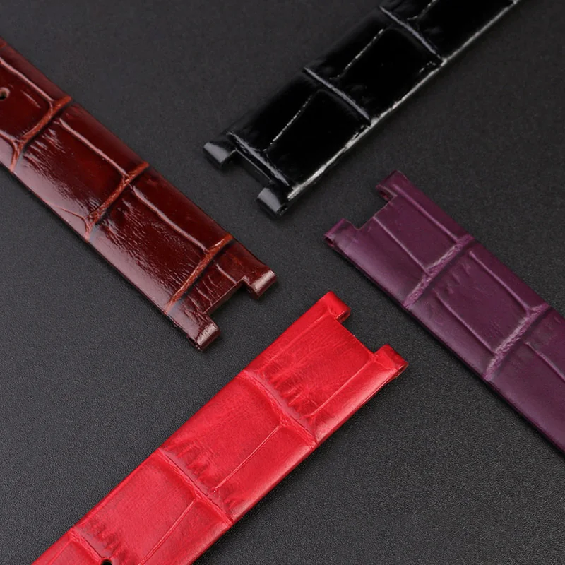 Cho Omega De Ville Yến 424.33/38 Nữ Matic Da Bò Chính Hãng Dây Da Nữ Dây Đồng Hồ lõm Giao Diện 16Mm