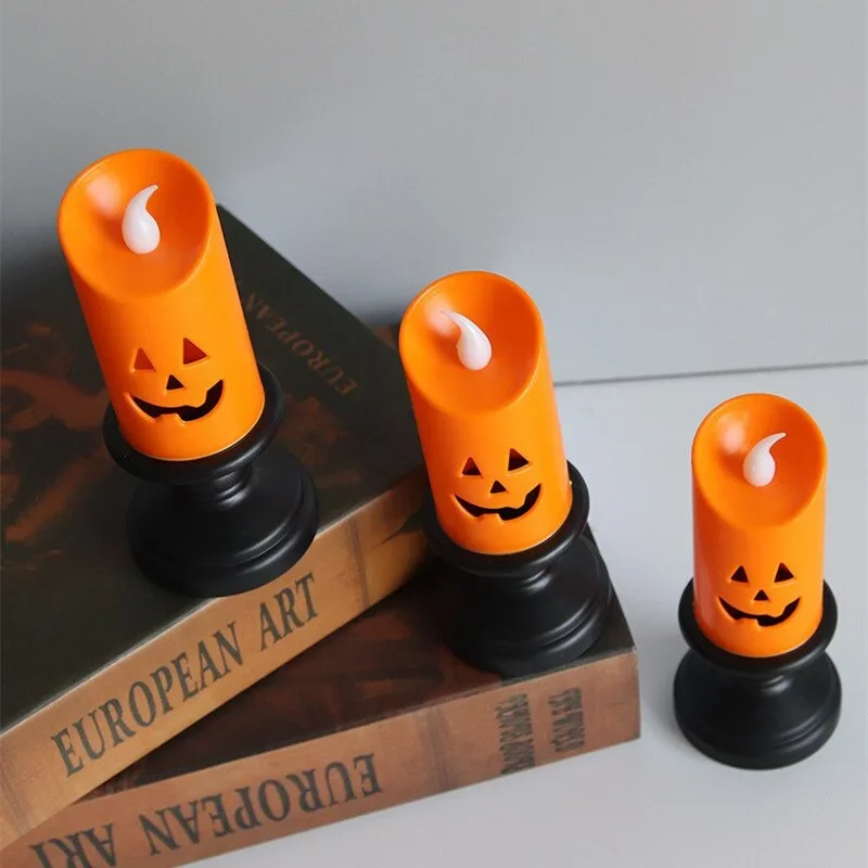 Halloween Pumpkin LED Candle 4