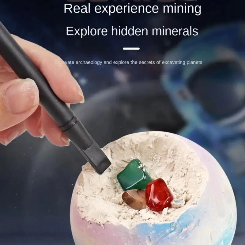 Children Archaeological Digging Toy Treasure Planet Gem Ore Exploration Mining Science Educational Toys