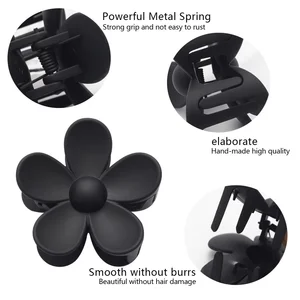 3 PCs Mode weibliche Blumenblumenhaarkappen Haare Cabrining Girls spielen keine Haare für Frauen Haare Haarzubehör Accessoires 10 Hauptverkaufsclip von Flor - №6