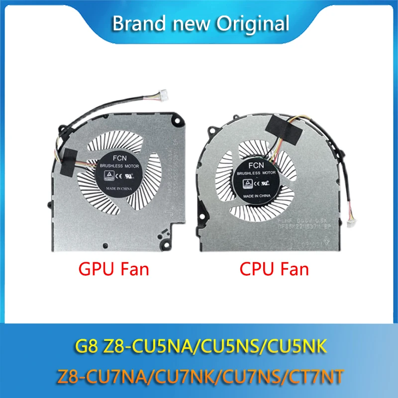 

Brand New Original CPU GPU Cooling Fan Radiator For Hasee G8 Z8-CU5NA Z8-CU5NS Z8-CU7NA Z8-CU7NK Z8-CU7NS Z8-CT7NT Z8-CU5NK