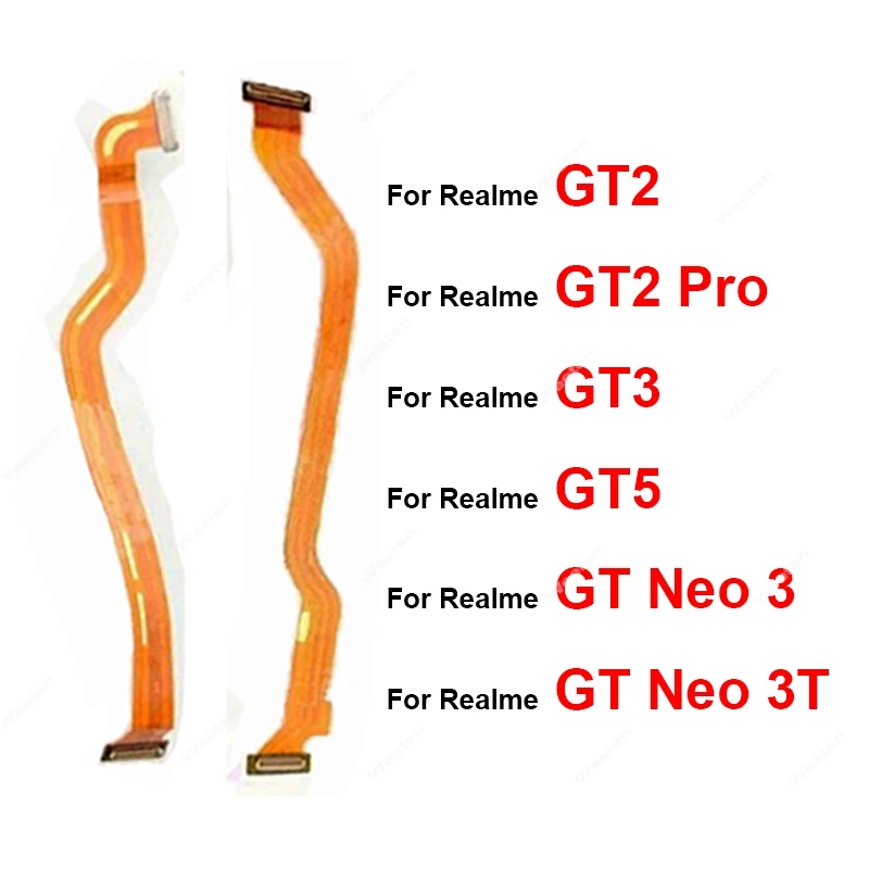 

Для Realme GT 2 Pro GT Neo 3 3T GT 3 GT 5 ЖК-дисплей, материнская плата, гибкий кабель, разъем для ЖК-экрана, гибкая лента, детали