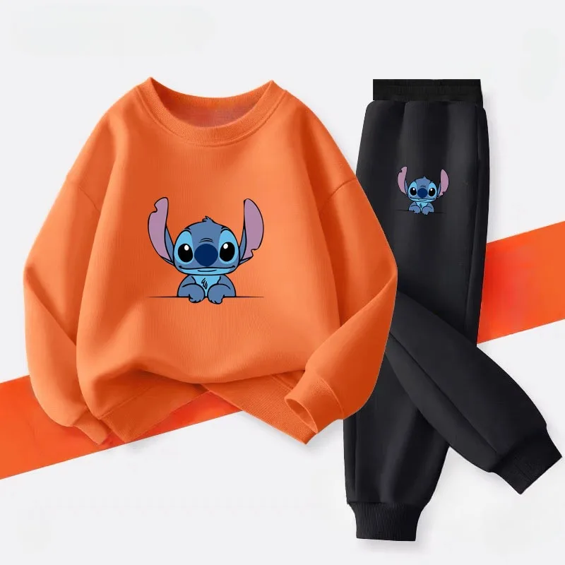 Ensemble sweat-shirt décontracté pour enfants, nouveau Style d'automne 2025, ensemble pantalon de survêtement pour enfants, pull et pantalon imprimés pour garçons, costume 2 pièces