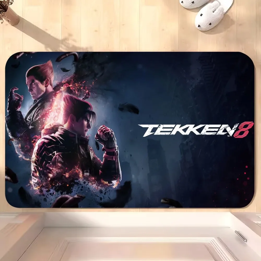 Game TEKKEN 8 Floor Mat Bedroom Kitchen Door Bath House Super Absorbent Foot Non-slip