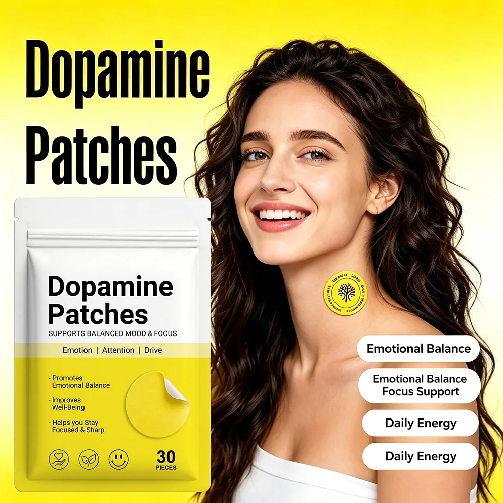 Dopamine Vitality Patches, Instant Mood & Focus Boost, Concentration Support Wellness Body Care
