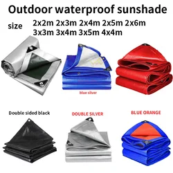 Lona impermeable de PE de 0,32mm para exteriores, tela impermeable para jardín, cobertizo de plantas, barco, coche, camión, vela de sombreado, cubierta para casa de perro y mascota