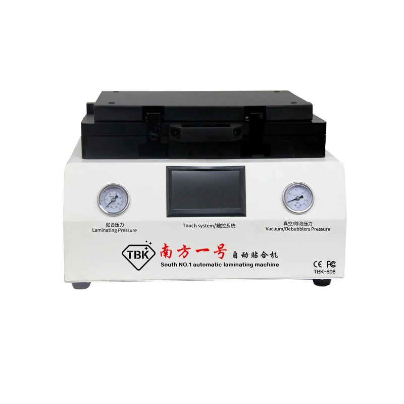 12-Polegada oca automática lcd tela de toque máquina de estratificação a vácuo máquina removedor de bolhas para reparo de telefone