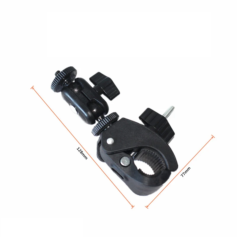 For Gopro Camera Clamp Mount Motorcycle Handlebar Support Holder for Go Pro Hero 13 12 11 Insta360 X4 X3 DJI Accessories