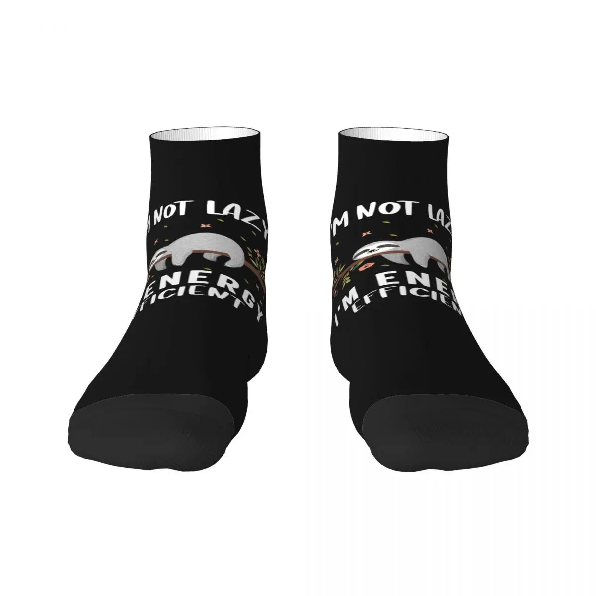 

Lazy Sloth Mens Crew Socks Unisex Cute 3D Printing Dress Socks