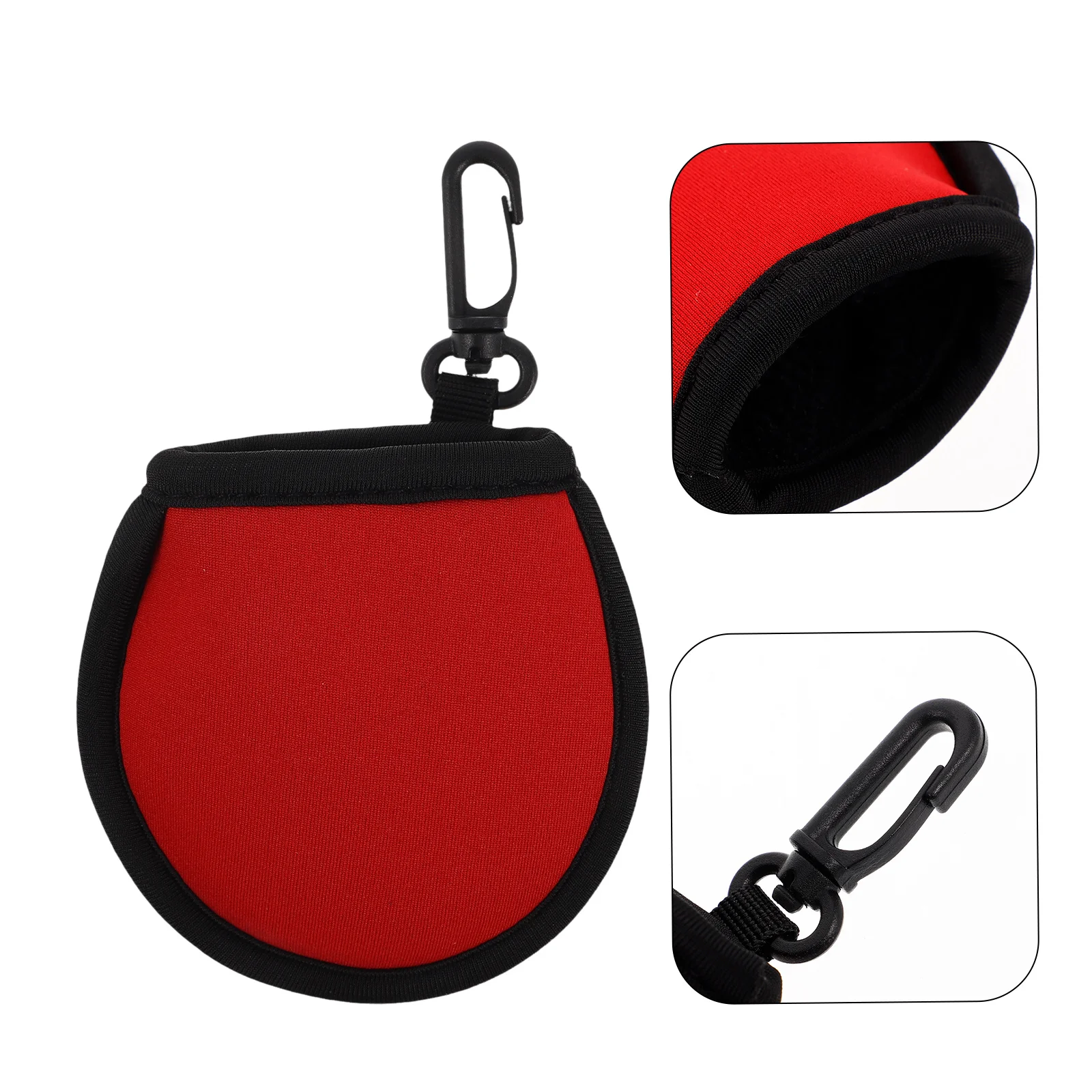 

Ball Protector Neoprene Waterproof Storage Bag With Hook Portable Ball Holder Pouch Outdoor Golf Practice Bag Golf