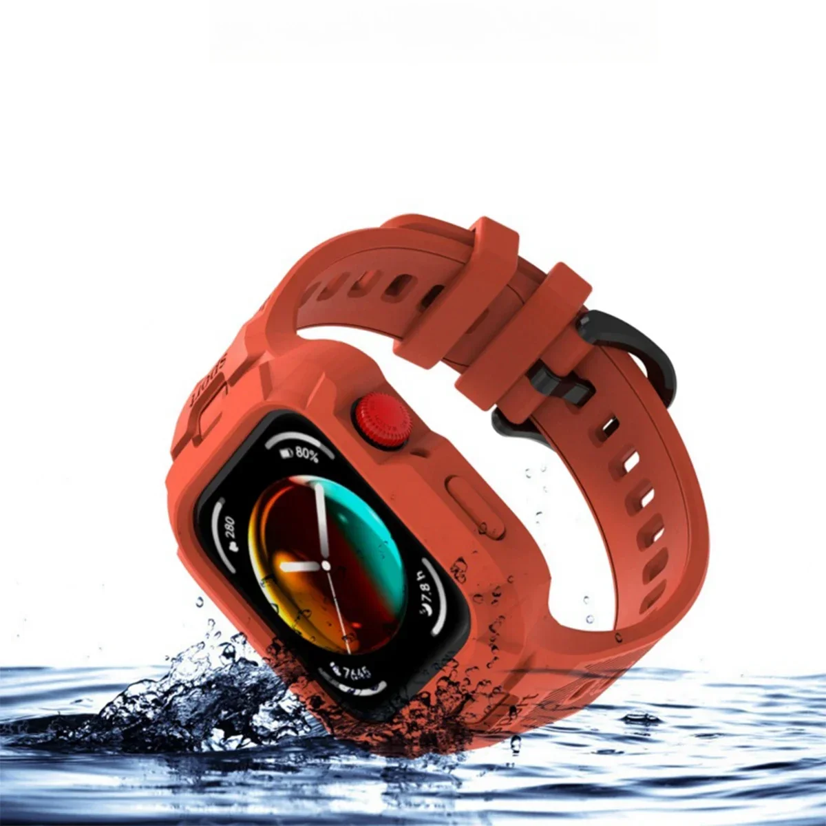 2in1 Case Band For Huawei Watch Fit3 Fit4 Strap Soft TPU Protector Cover For Huawei Fit4pro Silicone Protective Shell Accessory