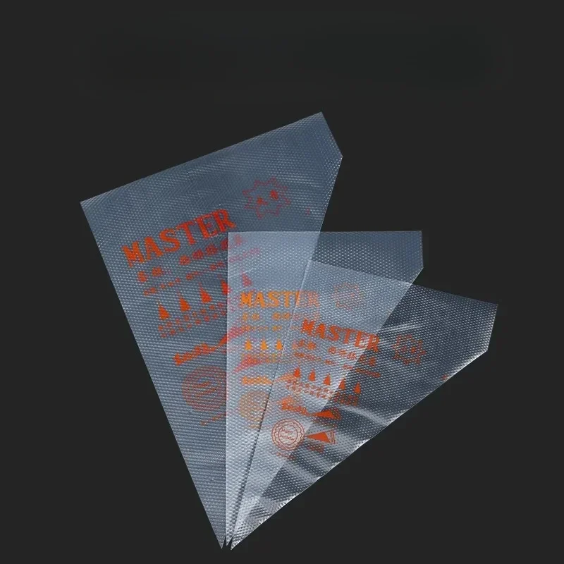

100 pieces/pack of food grade transparent plastic baking tools, cake cream squeeze flower bags