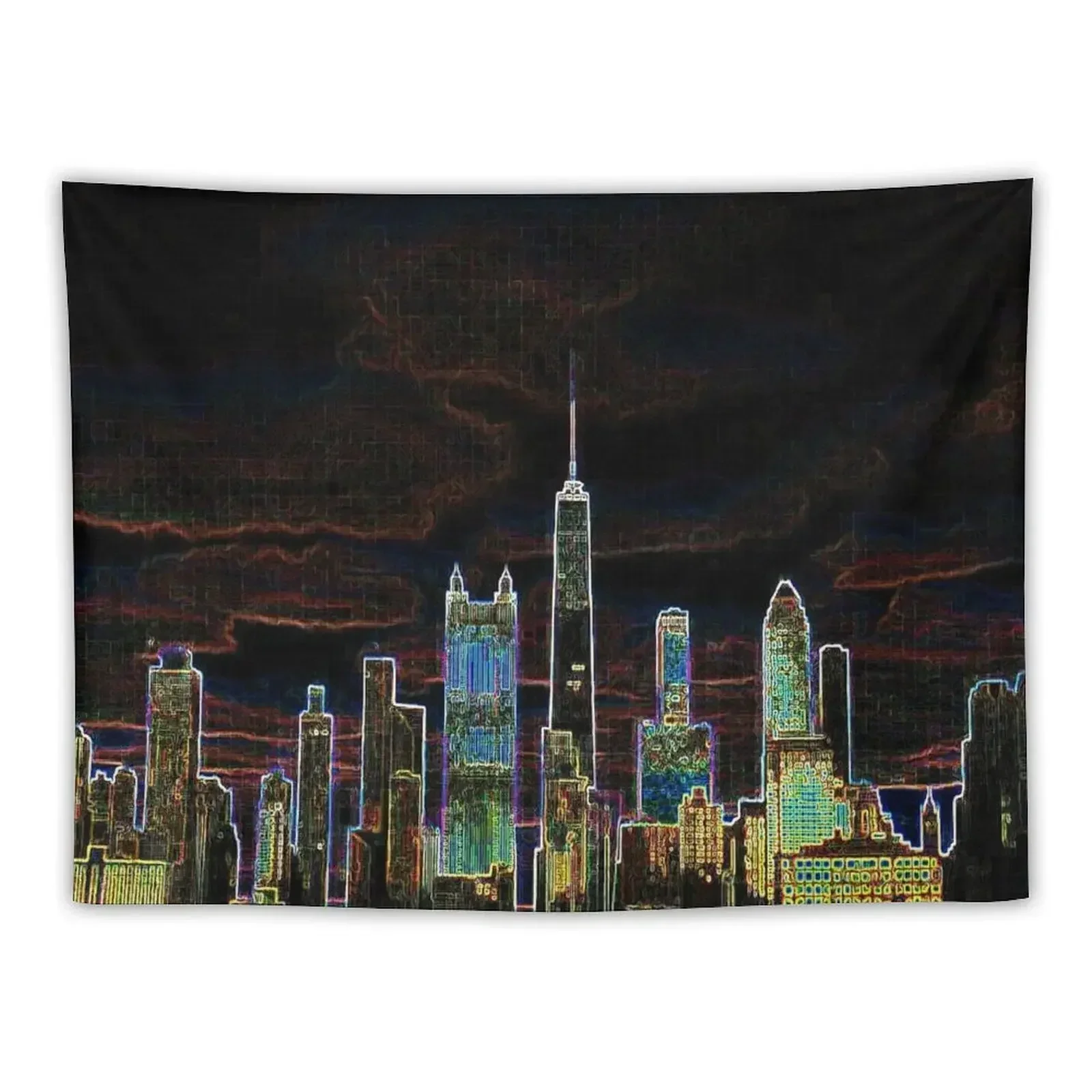 

Chicago Night Tapestry Things To The Room Room Decor For Girls Bedrooms Decorations Tapestry