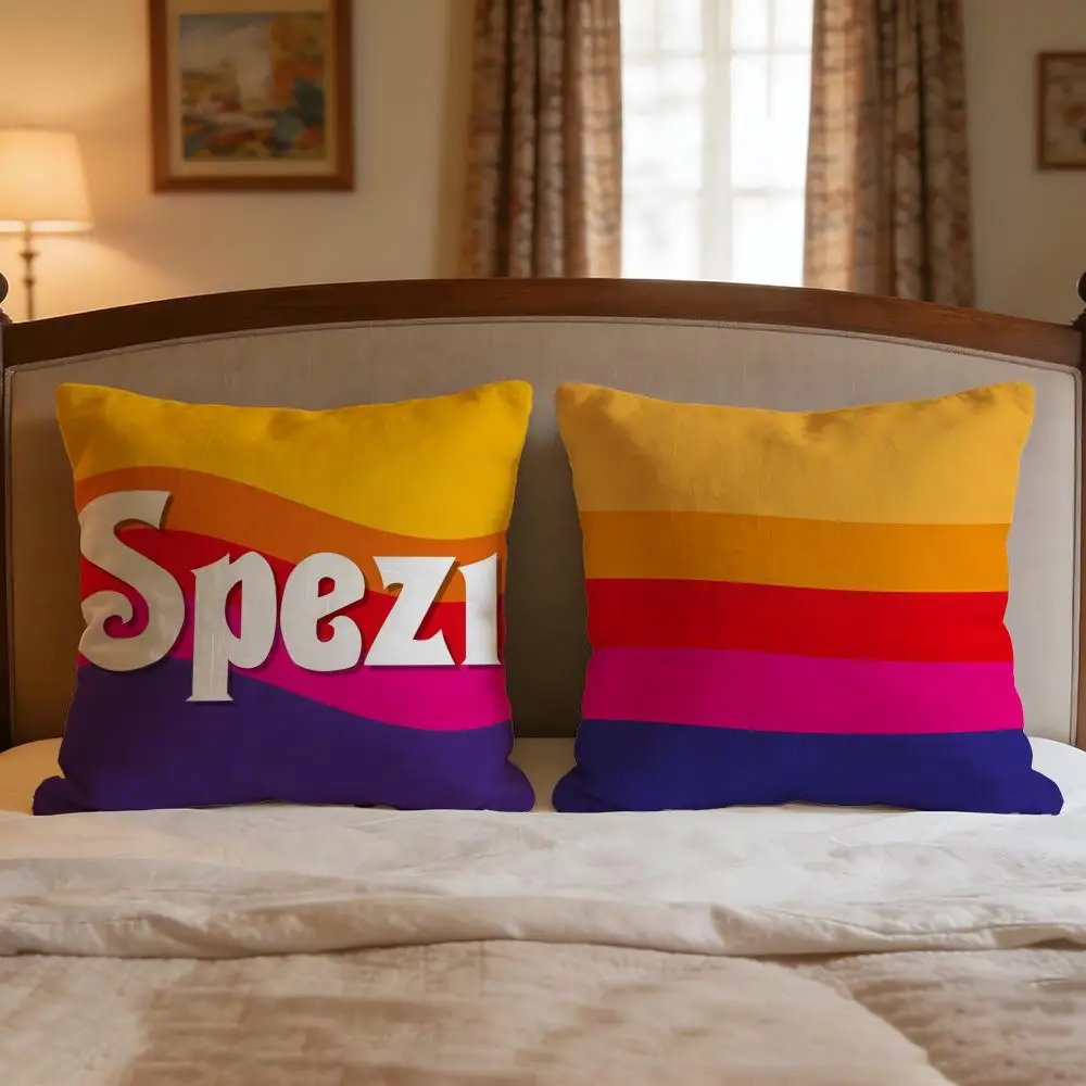 Drink Spezi Paulaner Spezi Cushion Cover 4Pcs Decorative Covers Soft Cushion Case for Sofa Couch Decor 40x40 45x45 Pillowcases