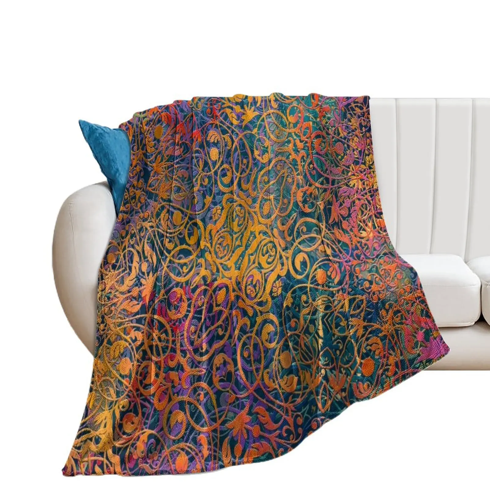 

magic mandala 46 #magic #mandala #decor Throw Blanket Decorative Beds Large Blankets