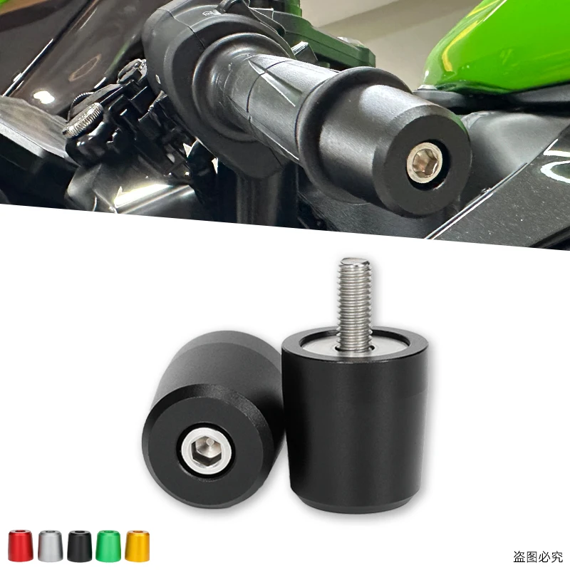 Contrappesi Manubrio Moto Universali 8mm Sinistro Destro per KAWASAKI BMW Yamaha CFMOTO Accessori Moto