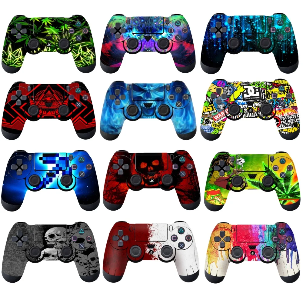 

Skin Sticker For PlayStation 4 PS4 Joystick Controller Gameing Accessories Anti-slip Decoration Protective Stickers Decal Skins