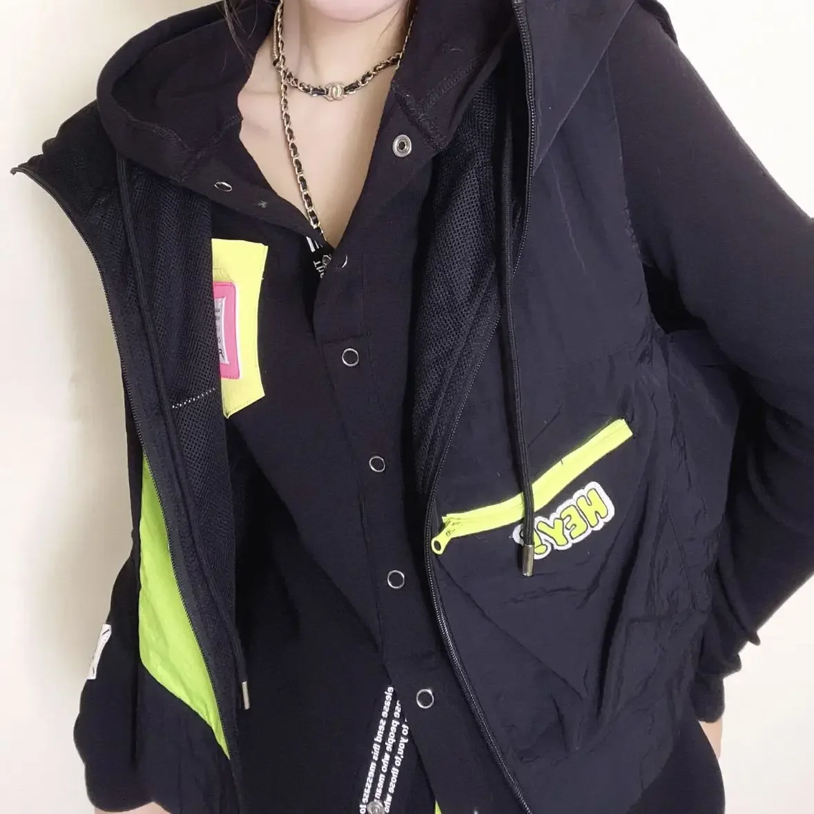 

Возрастная базовая рубашка из чистого хлопка, футболка с капюшоном и длинными рукавами для женщин, новая весенне-осенняя одежда, стильная тонкая модная одежда