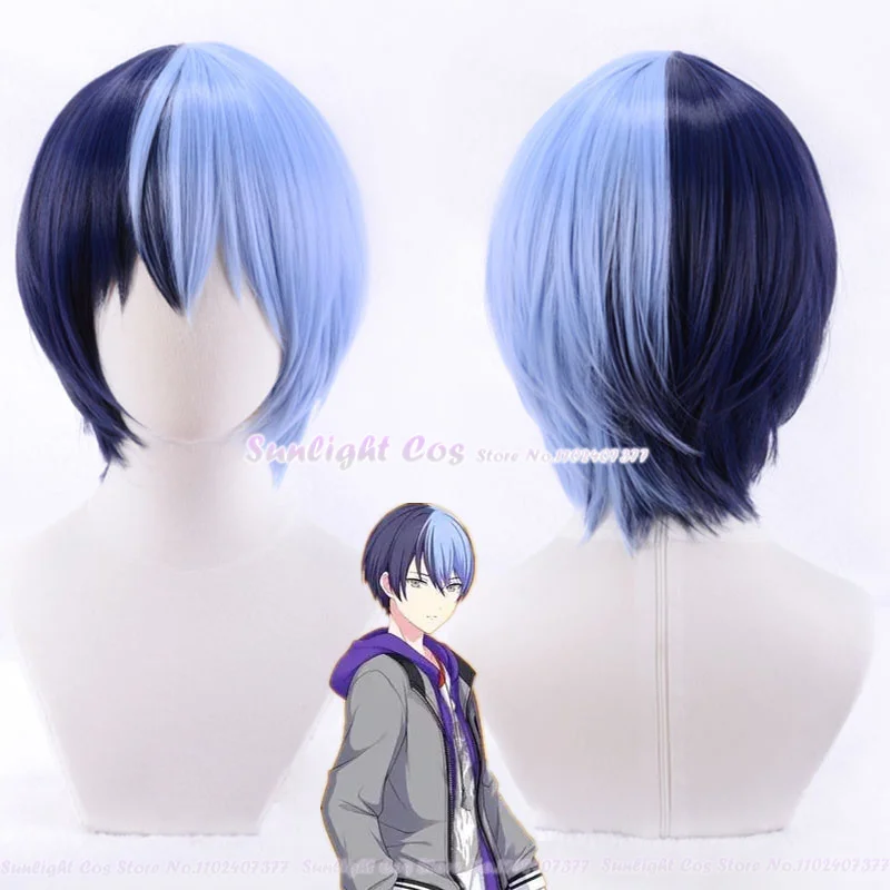 Perruque de Cosplay Aoyagi Toya pour Femme et Homme, Cheveux Synthétiques, Degré de Chaleur