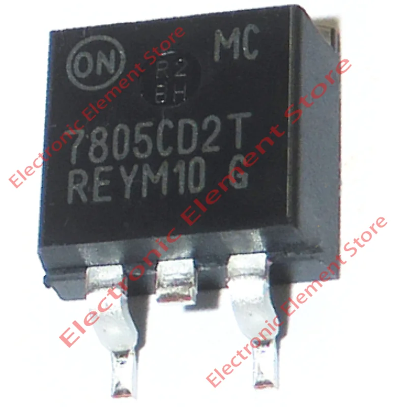 5PCS MC7805CD2TR4G Three-terminal Voltage Regulator TO-263 7805CD2T