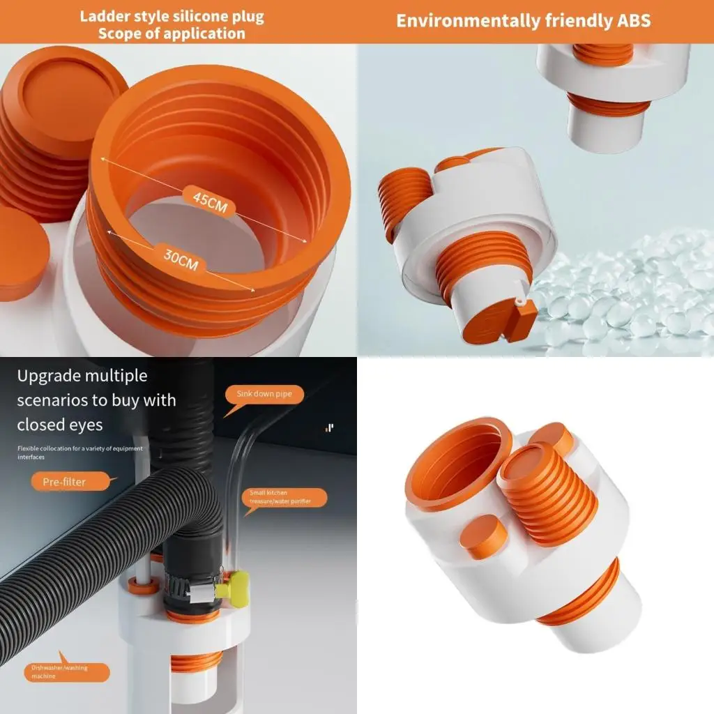 

Соединитель водосточной трубы Стиральная машина Переходник для слива пола Соединитель трубы высокого качества