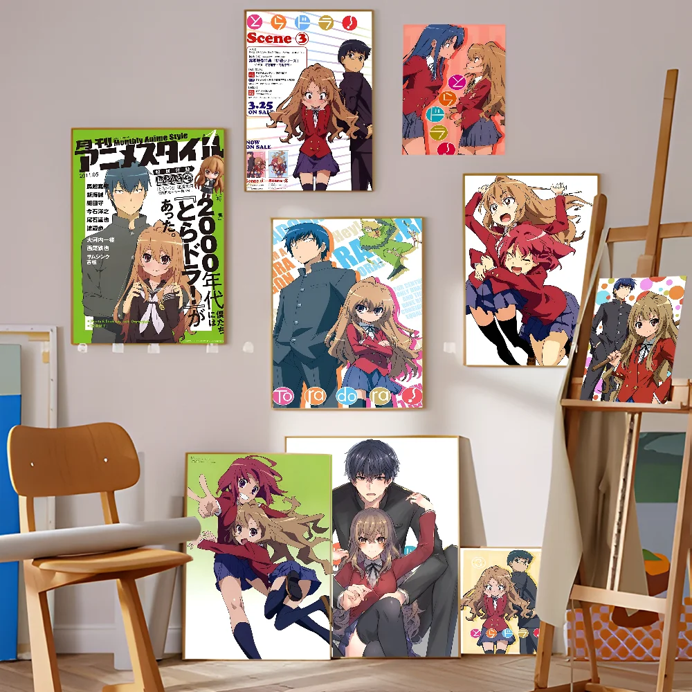 Anime Toradora Good Quality Prints and Posters Vintage Room Bar Cafe Decor Home Decor