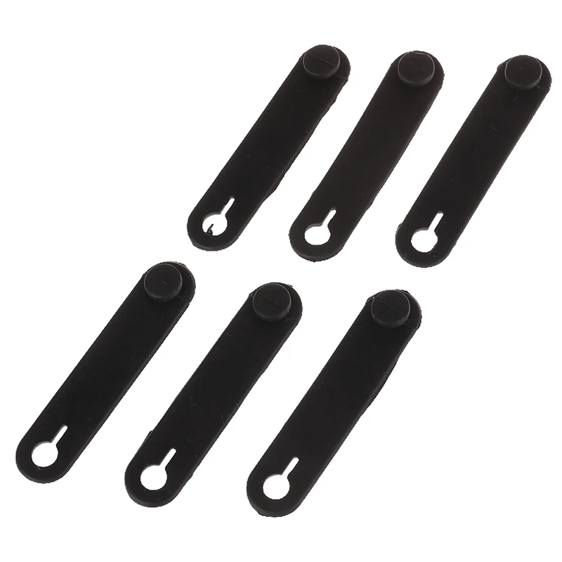 10Pcs 5/8cm Rubber Cable Ties For Securing Cable Ties Wiring Harness Rubber Bands Motorcycle Electric Vehicle Accessories