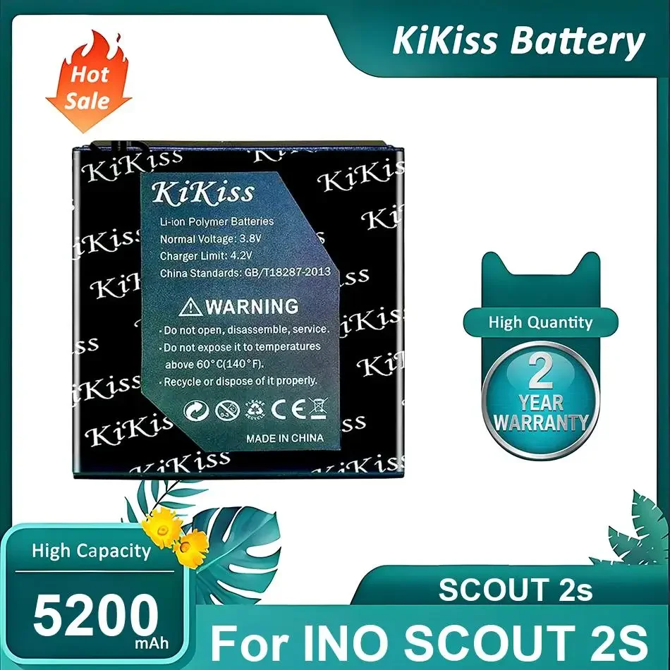 

Высокопроизводительный аккумулятор для мобильного телефона INO SCOUT 2S, SCOUT 2s, 5200 мАч