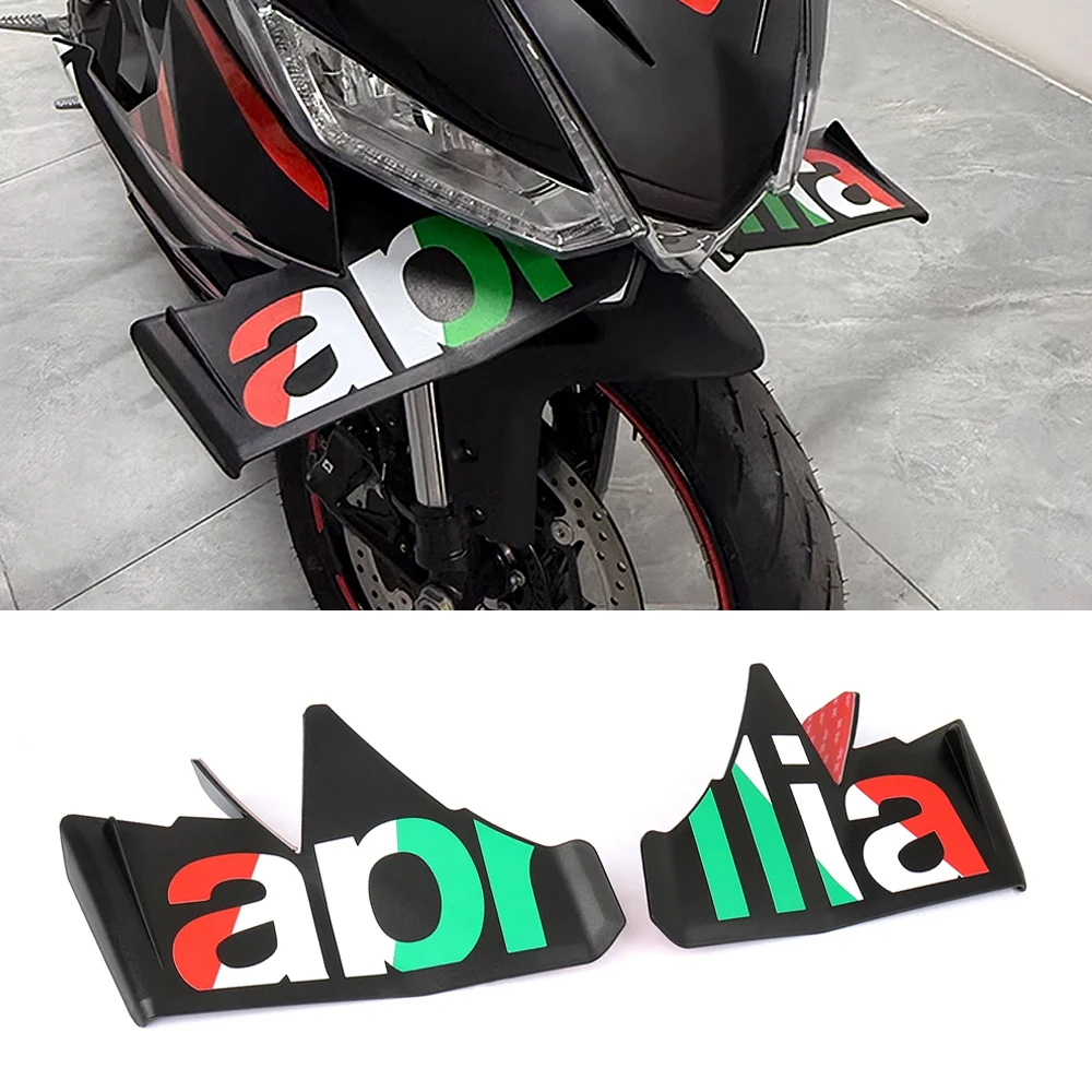 

New Motorcycle 4 colors Winglet Aerodynamic Wing Kit Spoiler Accessories Front Fairing For Aprilia RS 457 RS457 rs457 2024