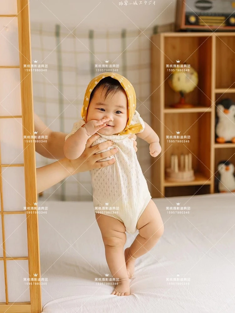 

Retro cabinet small theme 100 day old boys and girls Instagram style home photography photo taking clothing 아기 코스프레