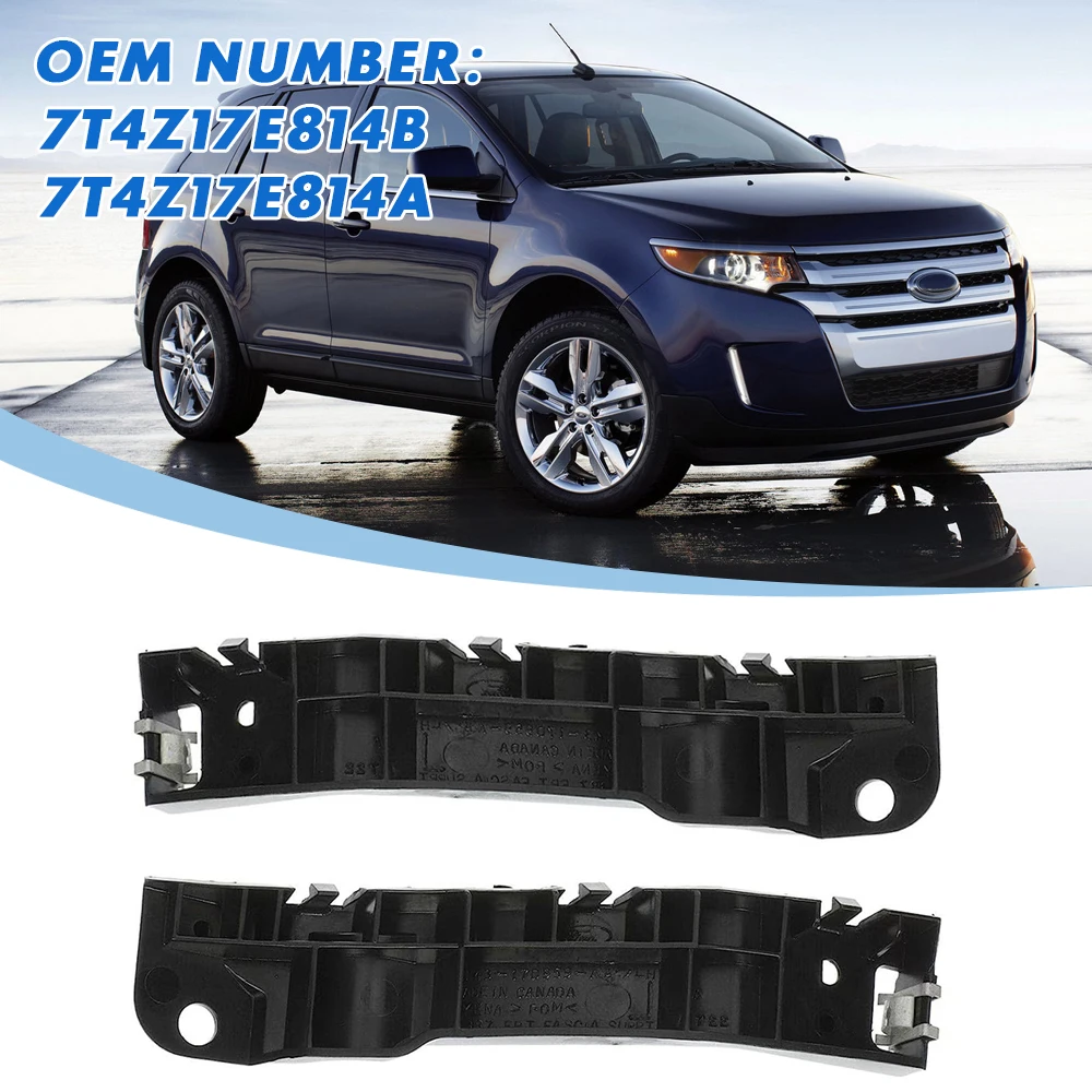 1PCS Front Bumper Bracket for Ford Edge 2007-2010 Car Bumper Support Grille Guide Bracket Retainer 7T4Z17E814A 7T4Z17E814B