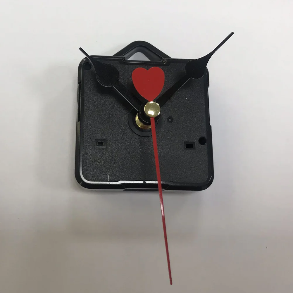 

Red Heart Quartz Wall Movement Mechanism Repair Parts Silent Scanning Home Replacement Kit Precise Time Easy Install Decorative