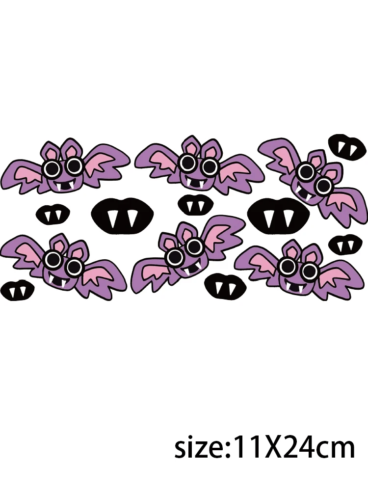 LETOP-Bees Spiders Custom Logo Stickers, Transferência UV, Envoltório Copo Dtf, 16 oz, 3D, 1pc