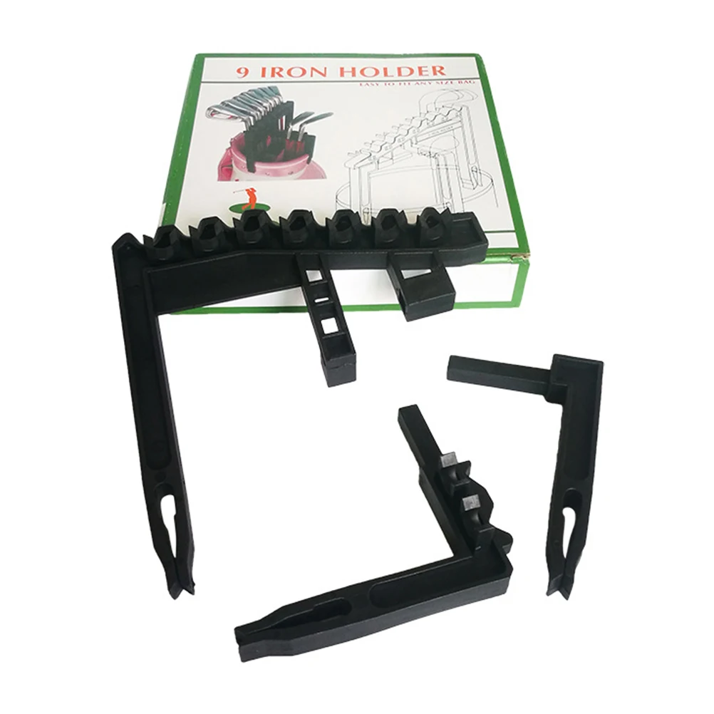 

Golf Club Rack For Iron Clubs Anti-Shake Protection Fit All Size Bags Outdoor Training Aid Storage Holder Shaft