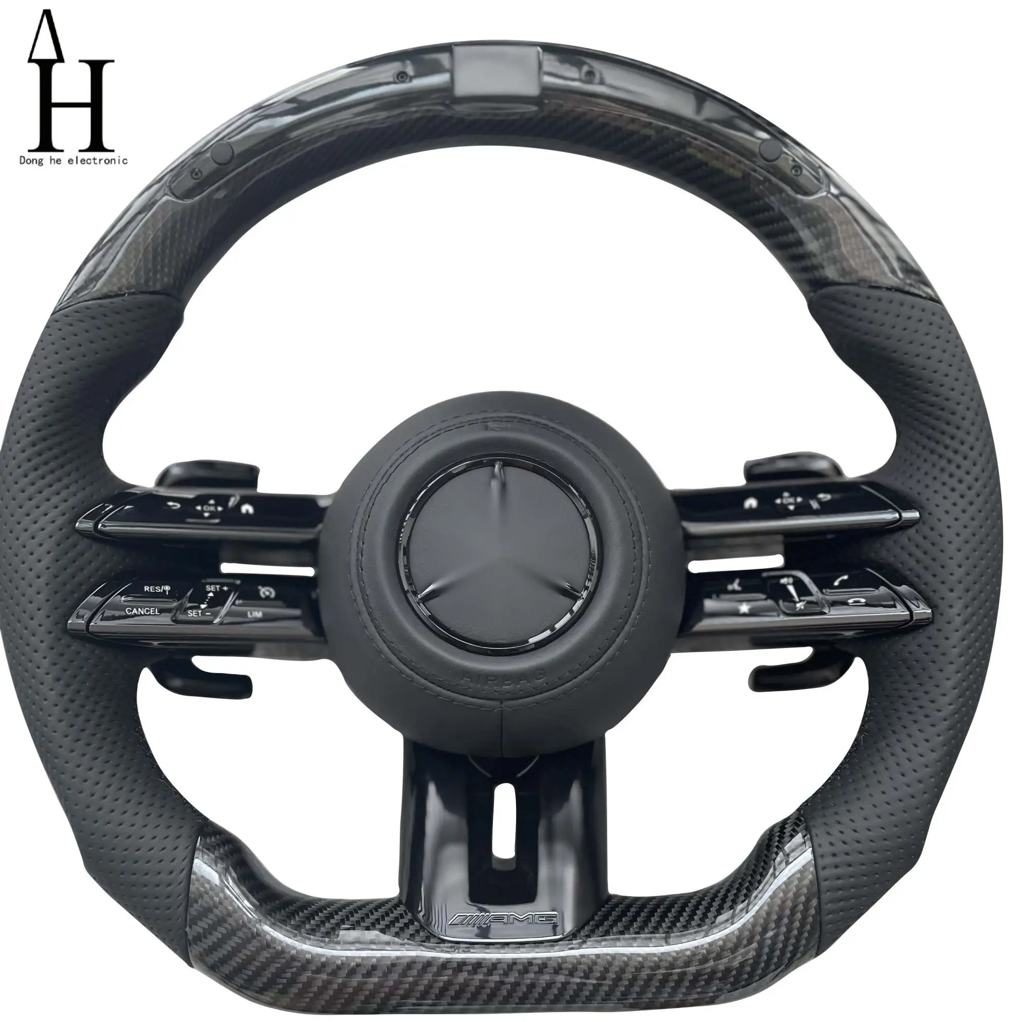 

Customized New design Carbon Fiber AMG style Steering Wheel for W204 W212 W221 W222 W223 AMG S63 2005-2021y