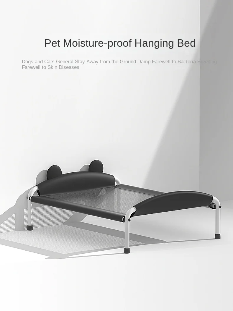 Elevated Pet Bed with Canopy for Large and Medium Dogs, Anti-Moisture and Breathable, Perfect for Outdoor Adventures