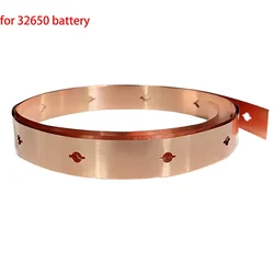 1m Copper Strip 0.2mm Thickness 32650 Battery Connection Copper Strip 32700 Lifepo4 Battery Assembly Connection Copper Strip