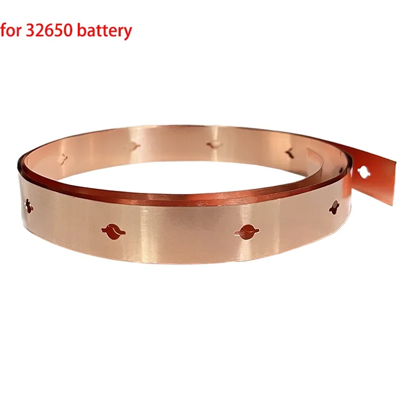 1m Copper Strip 0.2mm Thickness 32650 Battery Connection Copper Strip 32700 Lifepo4 Battery Assembly Connection Copper Strip